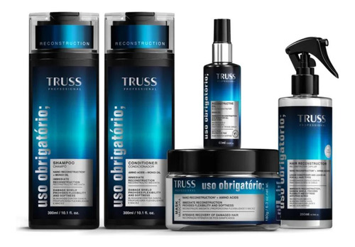 Combo Truss Uso Obrigatório 5 Itens (300ml/g)