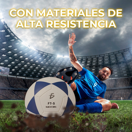 Balón Fútbol #5 Resistente Niños Adultos Deportivo Entreno