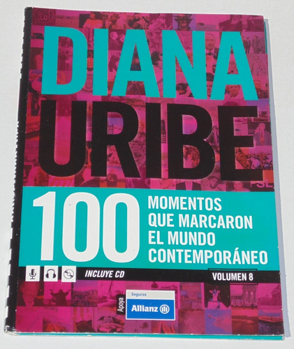 Diana Uribe 100 Momentos V8 Libro + Cd Colombia