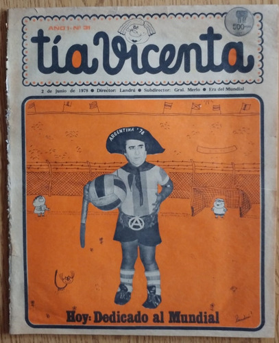 7 Revistas Tío Landru / Tía Vicenta / María Vizca (Usado)
