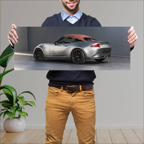 Cuadro 30x80cm Auto 2015 Mazda Mx 5 Spyder Conce 77