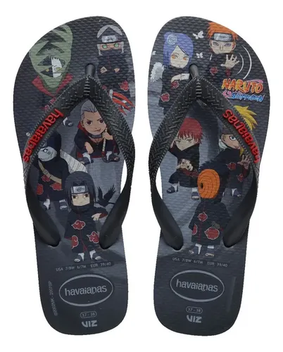 Chinelo Havaianas Naruto Shippuden Original Top Akatsuki
