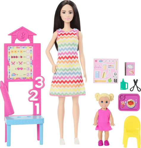 Conjunto de jogos Barbie Professions com boneca surpresa Jcr71