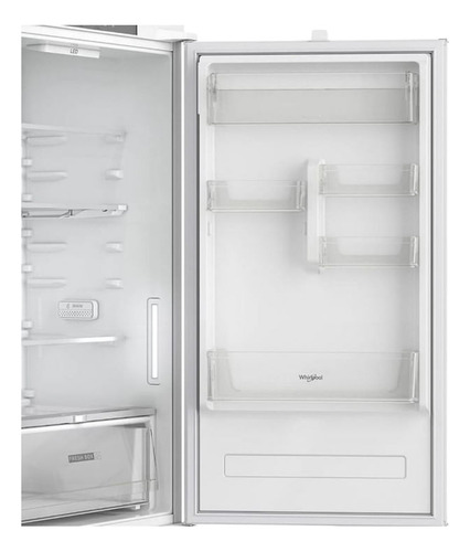 Heladera Con Freezer Whirlpool Wre25abdim Color Blanco De 24