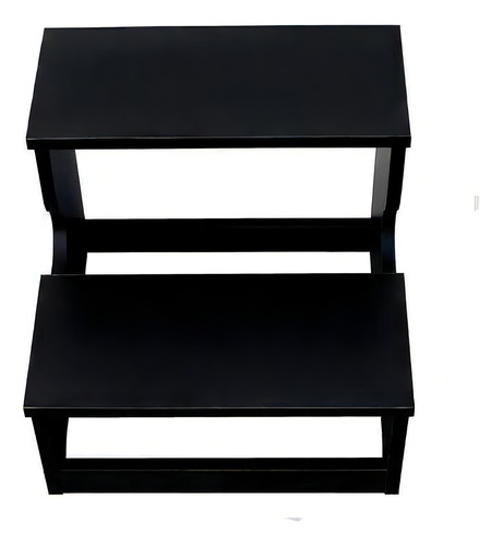 Escada 2 Degraus Em Mdf Black Salus