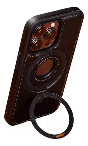 Adequado Para Iphone15pro Case Business Couro Genuíno 2024 A