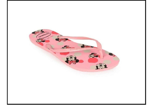 Imagem 4 de 4 de Chinelo Havaiana Slim Disney Rosa Tamanho 37/38