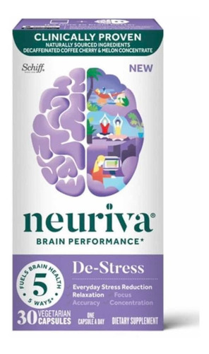 Neuriva De-stress(30 Cápsulas) Hechas En Los Estados Unidos
