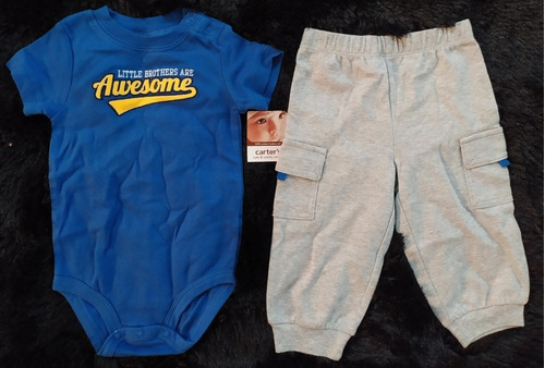 Combo De 2 Piezas De Niño / Talla 9 Meses / Marca Carter's