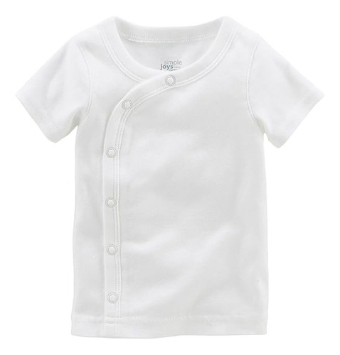 Bodys Camisas  Carters Manga Larga Blanco Por Unidad