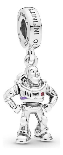 Charm Toy Story Buzz Lightyear Disney Plata 925 Dije 