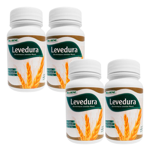 Kit Com 4 Und. Levedura Probene 500mg - 400 Comprimidos Sabor Nao Aplica