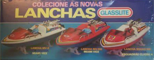 Lancha Miami Vice Da Guliver / Grasslite Rarissima