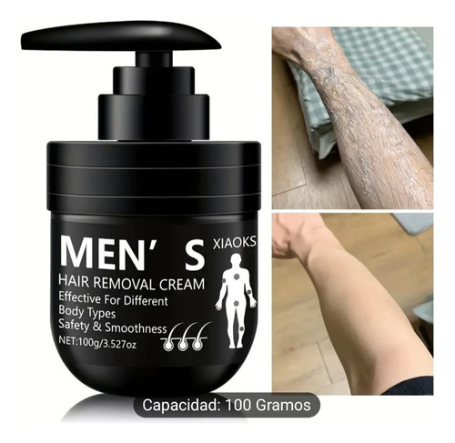 Crema Depiladora Exclusiva Para Hombre Inhibidor De Vello