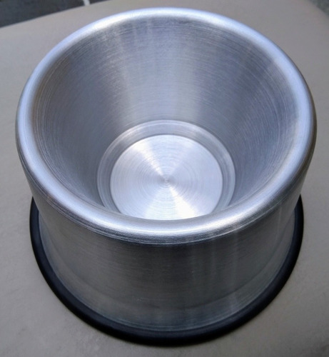 2 Plato De Aluminio Jumbo Para Perro Orejon 1.1 Litros