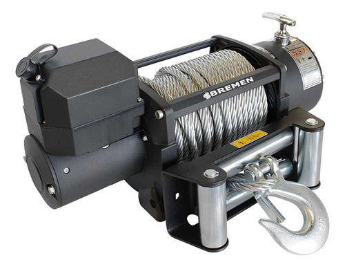 Guincho Elétrico Com Cabo 26 Mt 24v Para 9071kg 8759 Bremen Cor Cinza