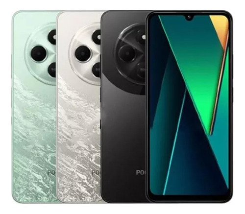 Smartphone Xiaomi Poco C75 4G Dual Sim 256gb/8gb, color negro