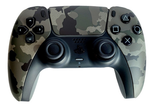 Imagen 5 de 8 de Control joystick inalámbrico Sony PlayStation DualSense CFI-ZCT1 gray camouflage