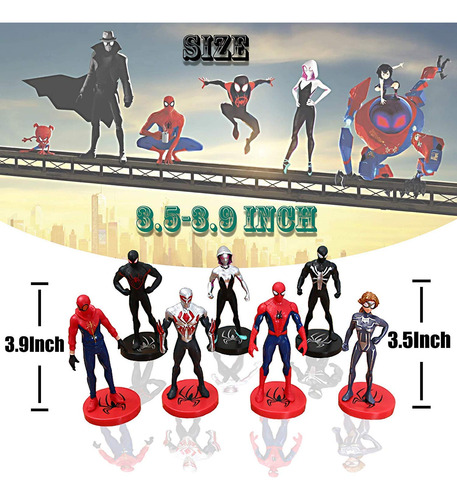 Yongenshang 7 Piezas De Mini Superhéroes Figuras De Acció.