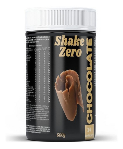 Shake Sabor Chocolate Pote 600g Zero Lactose In Natura