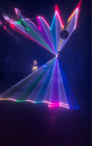 Laser Rgb 4 W Potente Dj Dmx Ilda (Usado)