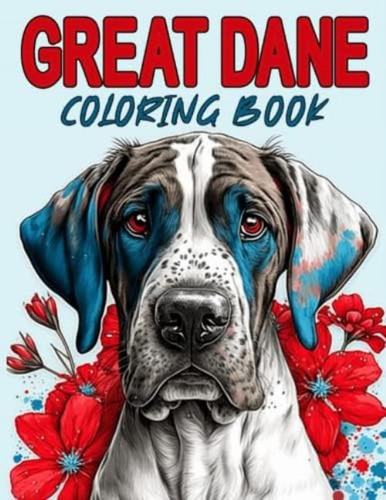 Libro: Great Dane Coloring Book: Discover The Majestic World