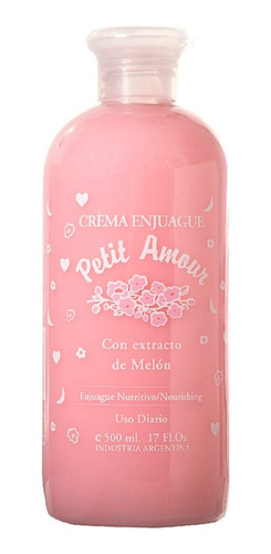 Crema Enjuague Petit Amour X 500 Ml.