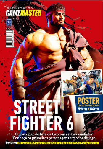 Superpôster Game Master - Street Fighter 6, de Editora Europa. Editorial Editora Europa, capa mole em português, 2022
