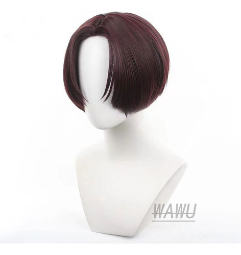 Su Fang Falcon Peruca Cosplay Couro Cabeludo Cabelo Curto