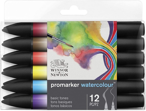 Marcador Winsor And Newton Promarker X 12 Acuarelables