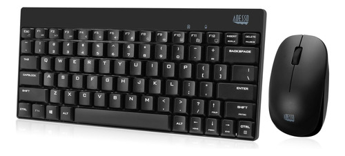 Adesso Wkb-1100cb Combo Mini Teclado Y Mouse Amplificador In