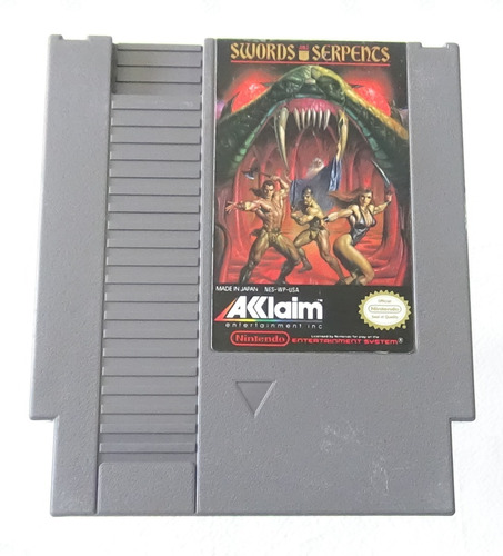 Swords And Serpents Juego Original Para Nintendo Nes 1990 