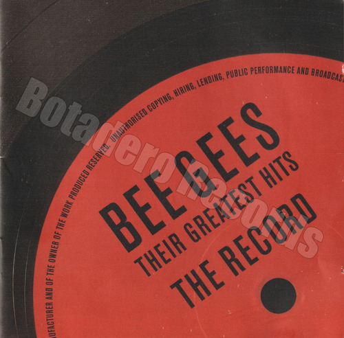 Bee Gees Their Greatest Hits The Record Hdcd 2001 Uk Edición Especial (Usado)