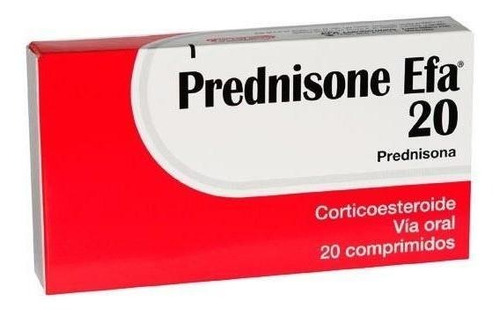 Prednisone Efa 20 Mg 20 Comprimidos 