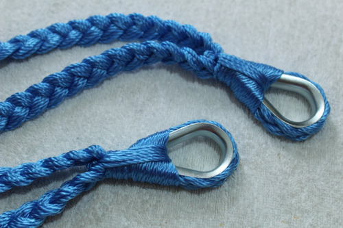 Soga Cuerda Para Hamaca Incluye Par De S Metalica Azul