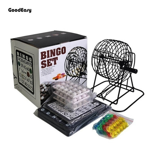 Imagen 1 de 7 de Bingo Set De Metal Con Bolilleros Neo Para Reuniones