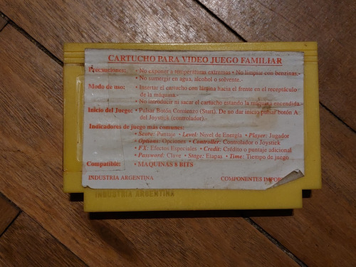 Family Game Juego 3 En 1 Juegos Contra Para Consolas 8bits (Usado)