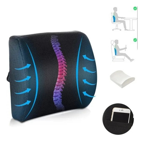 Almohada Cojin Cervical Memoria Ortopedico Lumbar Ergonomica