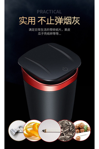 Cenicero Portátil Con Iluminación Automática For Coche