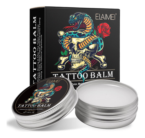 Crema De Cuidado Posterior Del Tatuaje Del Balsamo Del Tatua