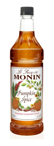 Monin Pumpkin Spice De Calabaza Especias 1 Litro