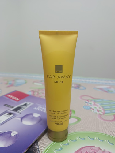 Avon Far Away Shine Locao Des Hidratante Perfumada 90ml Neutra