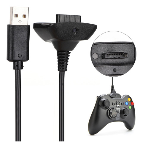Cable De Carga Para Controlador X Box 360 Calidad Superior