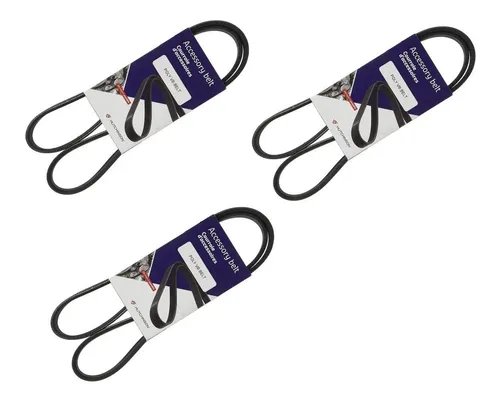 Juego 3 Correas Poli V Fiat Linea Absolute Essence 1.9 16v