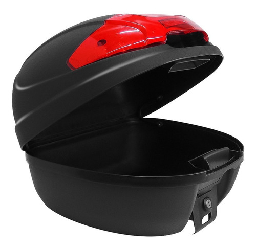 Baul Para Moto Mac By Ls2 Reflect Rojo Modelo City 30 Litros