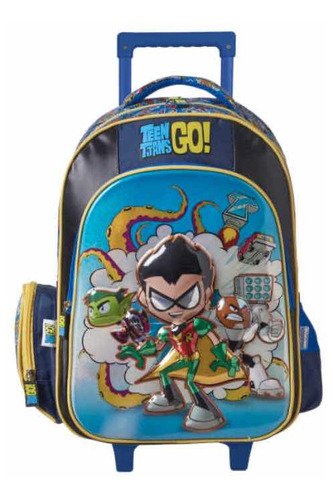 Mochila Escolar Teen Titans Go Dc Cómics Jóvenes Titanes 