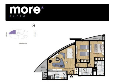 Imagen 12 de 12 de Venta Aptos De 1, 2 , 3 Dorm Y Monoambiente En More Buceo