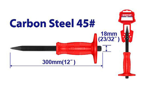 Cincel Manual De Punta Marca Emtop 