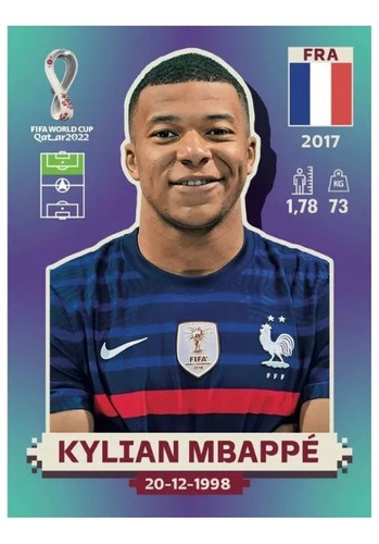 Lamina Kylian Mbappe Fra19 Album Qatar 2022