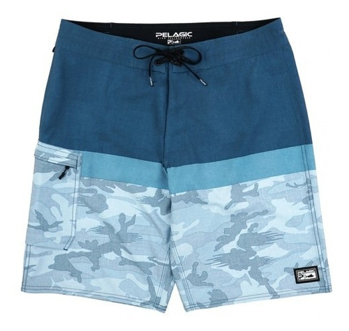 Short Pelagic Blue Water Fish Camo Slate - 10012020